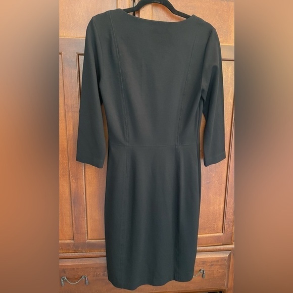 Part Two - Round neck 3/4 sleeve fitted dress - Picture 3 of 4